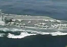 亚洲最大航母视频,震撼航拍展现我国海军力量